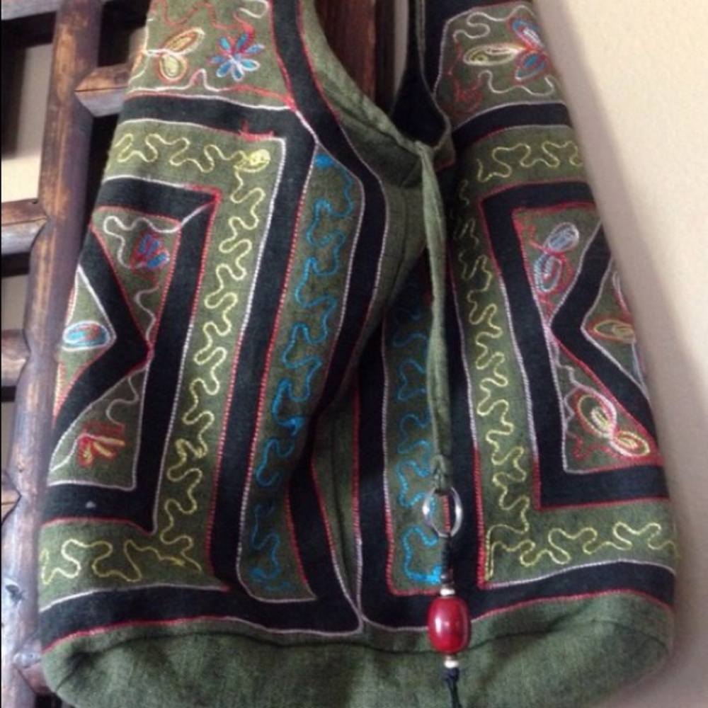 Boho sling bag.  Get your Hippy vibe on!